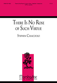 There Is No Rose of Such Virtue SATB choral sheet music cover Thumbnail